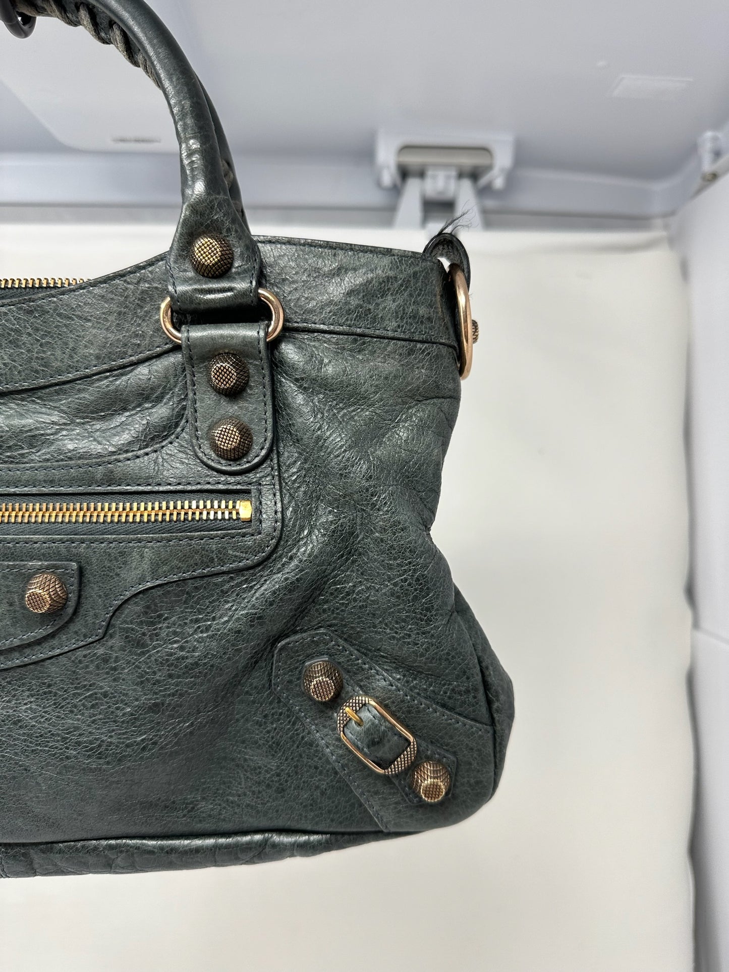 Balenciaga CIty Bag Dark Grey Leather