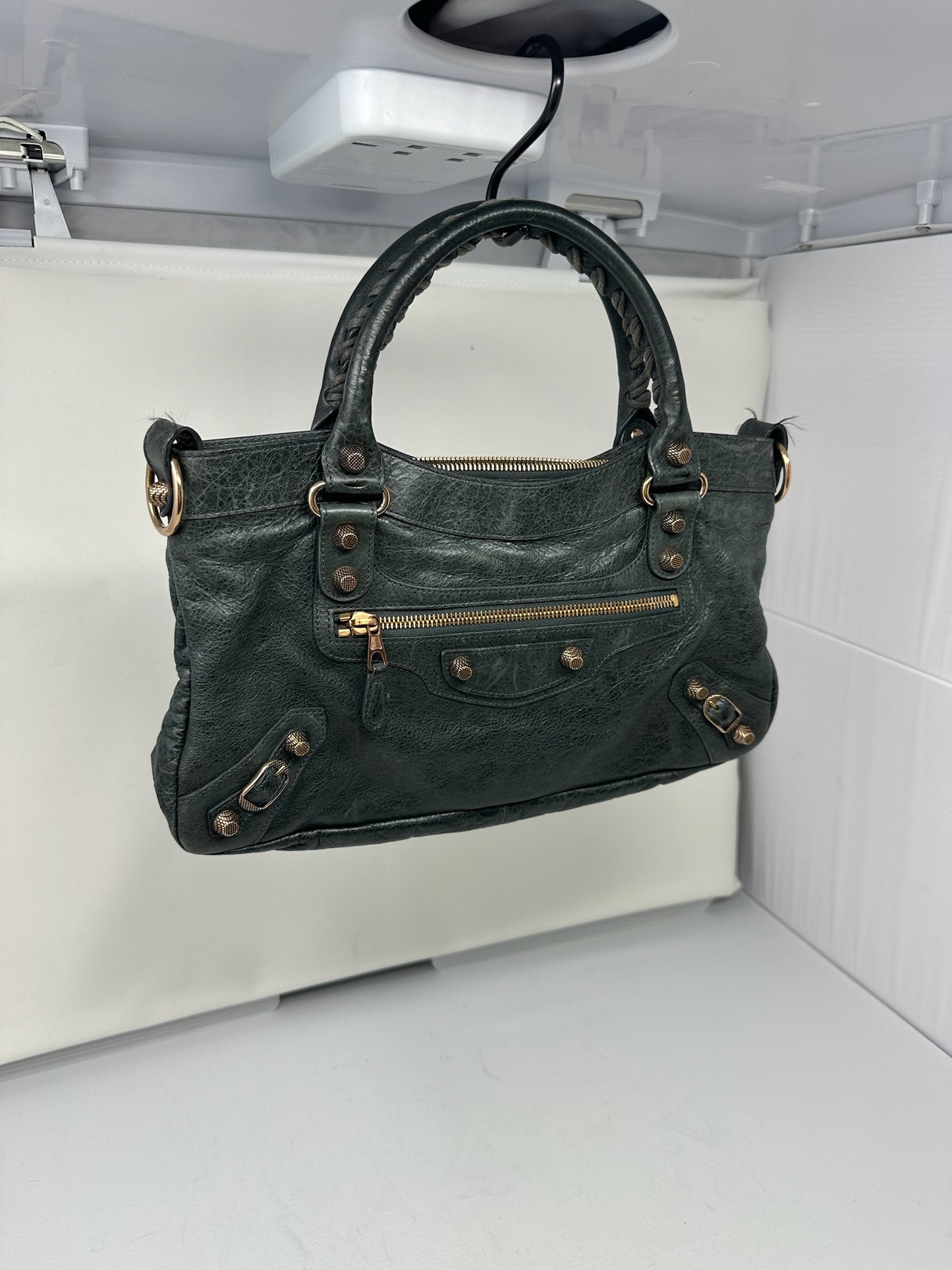 Balenciaga CIty Bag Dark Grey Leather