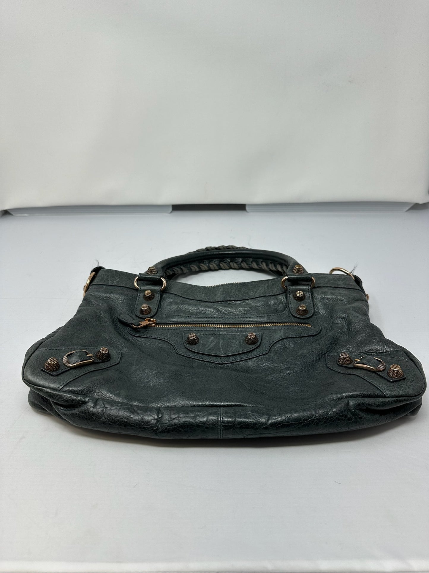 Balenciaga CIty Bag Dark Grey Leather