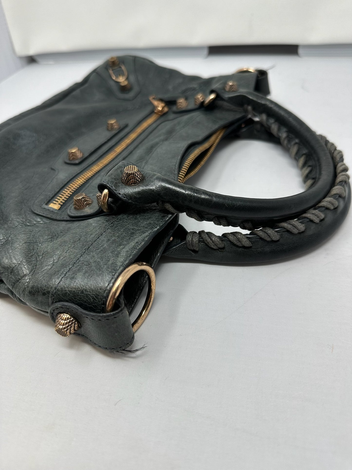 Balenciaga CIty Bag Dark Grey Leather