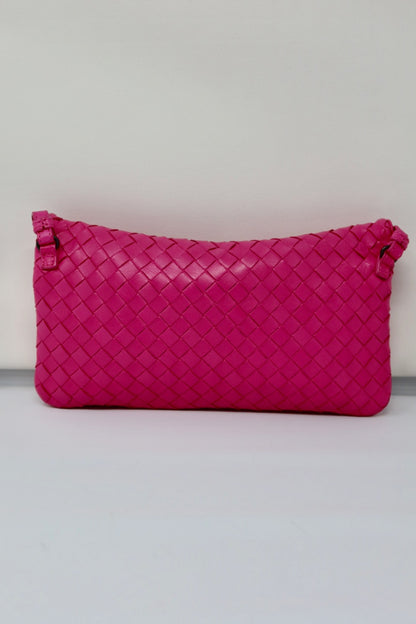 Bottega Veneta Intrecciato Pink Leather Bag