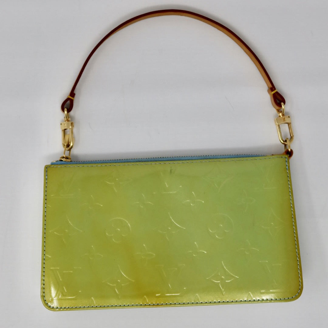 Louis Vuitton Vernis Lexington Pochette Green