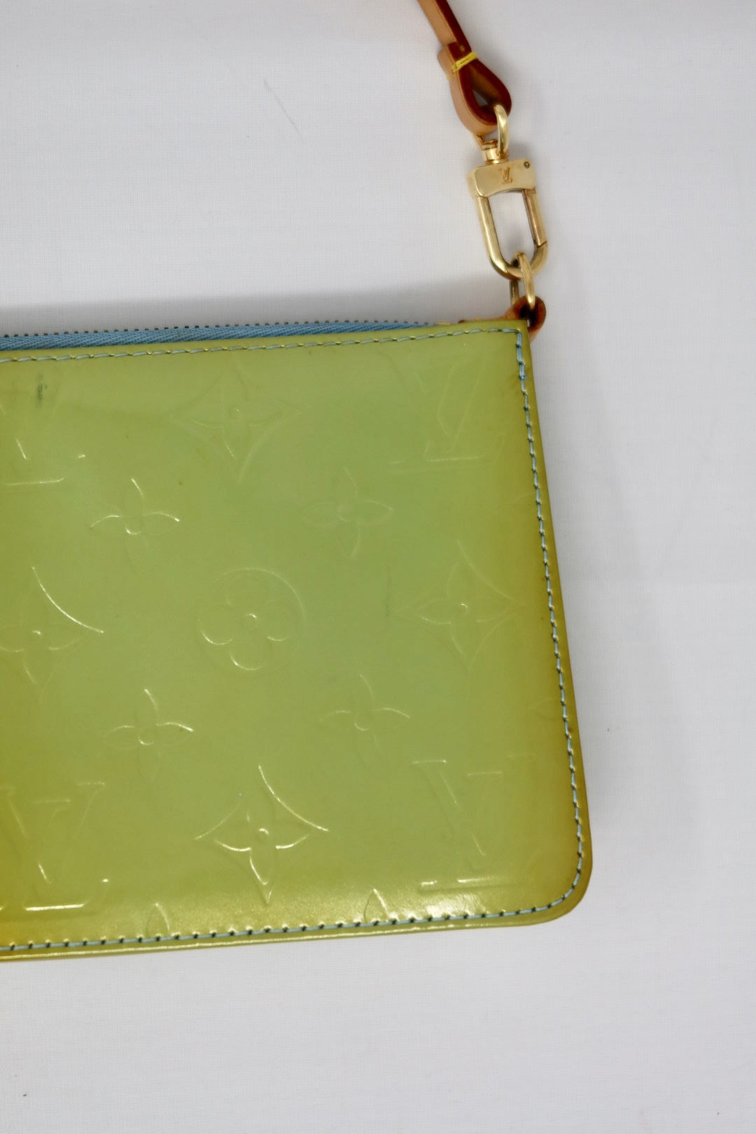 Louis Vuitton Vernis Lexington Pochette Green