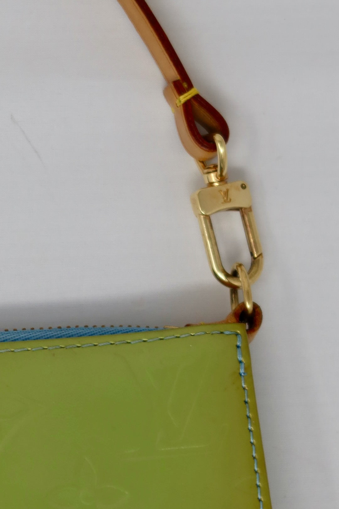 Louis Vuitton Vernis Lexington Pochette Green