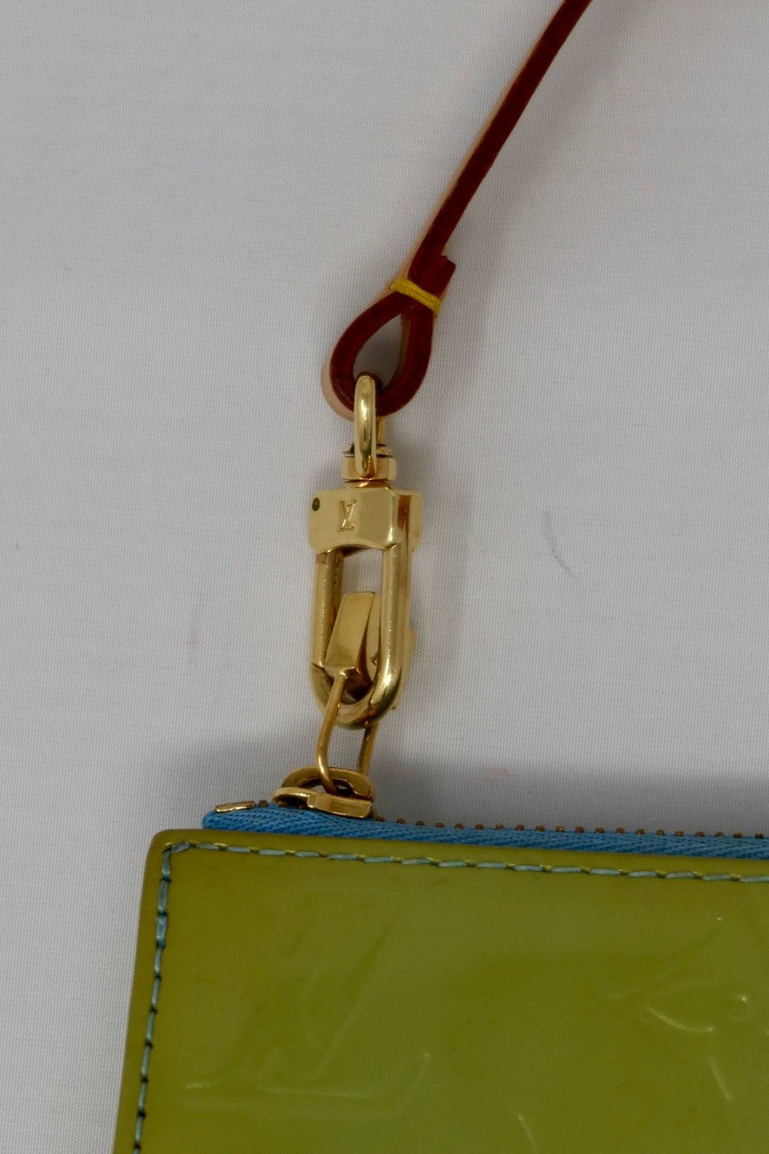 Louis Vuitton Vernis Lexington Pochette Green