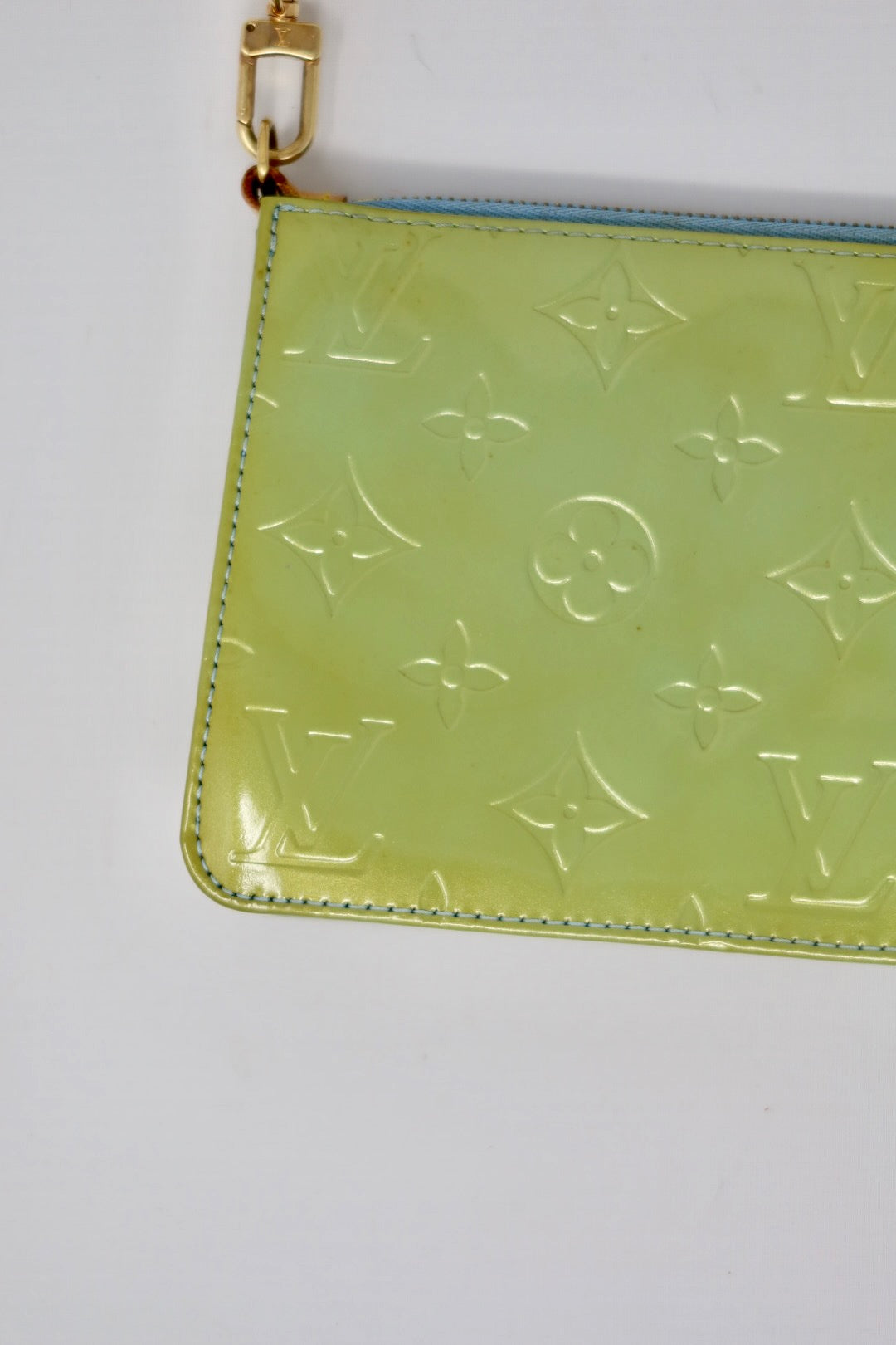 Louis Vuitton Vernis Lexington Pochette Green
