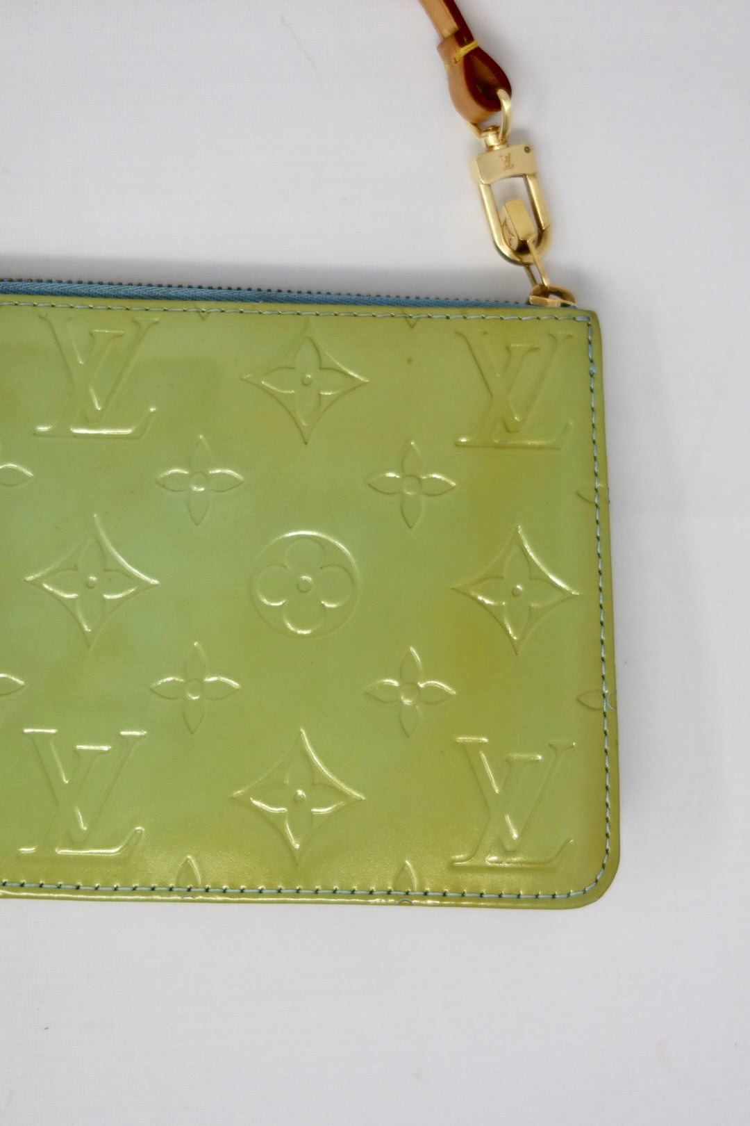 Louis Vuitton Vernis Lexington Pochette Green