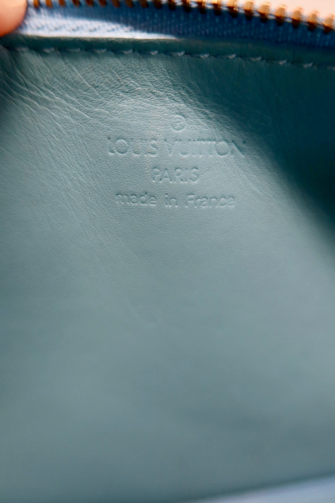 Louis Vuitton Vernis Lexington Pochette Green
