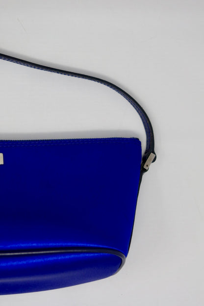 Gucci Royal Blue Silk Satin Handle Bag