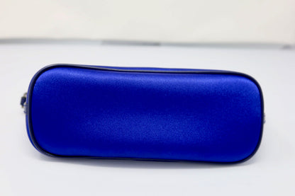 Gucci Royal Blue Silk Satin Handle Bag