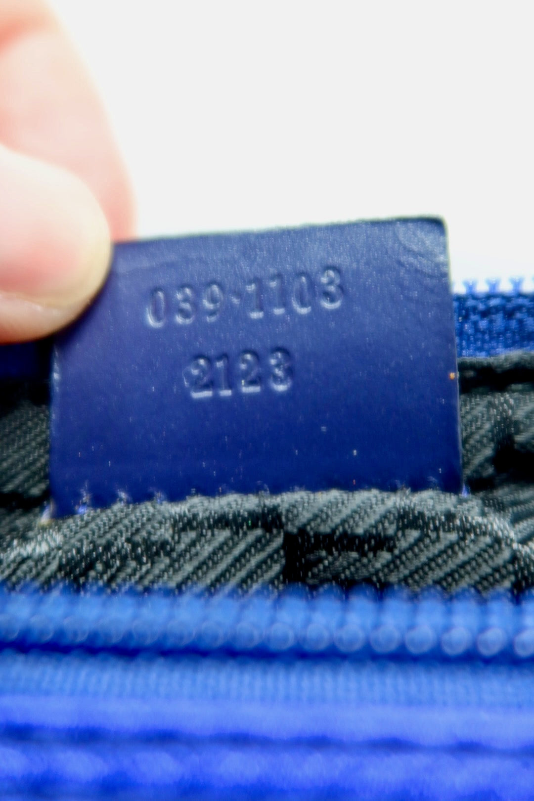 Gucci Royal Blue Silk Satin Handle Bag