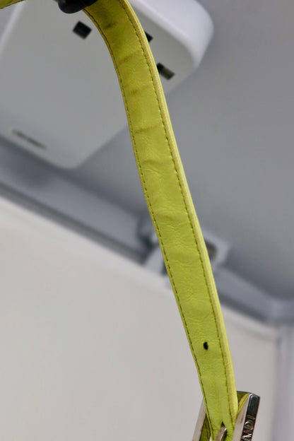 Fendi Baguette Lime Green Leather