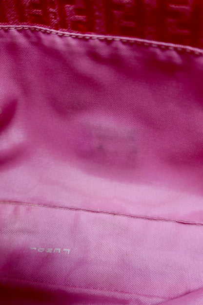 Fendi Baguette Pink Zucchino Print