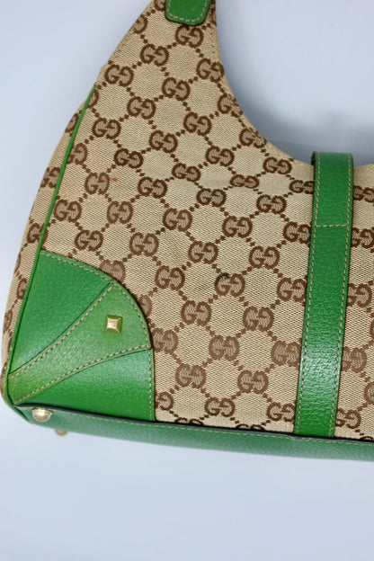 Gucci Jackie Green GG Canvas