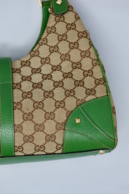 Gucci Jackie Green GG Canvas