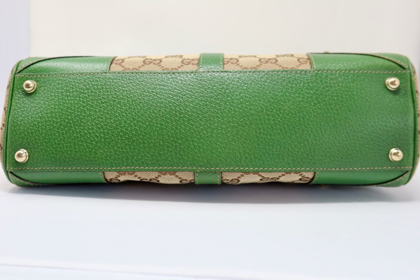 Gucci Jackie Green GG Canvas