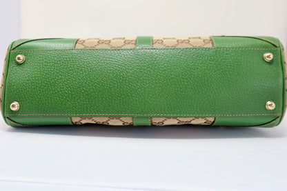Gucci Jackie Green GG Canvas