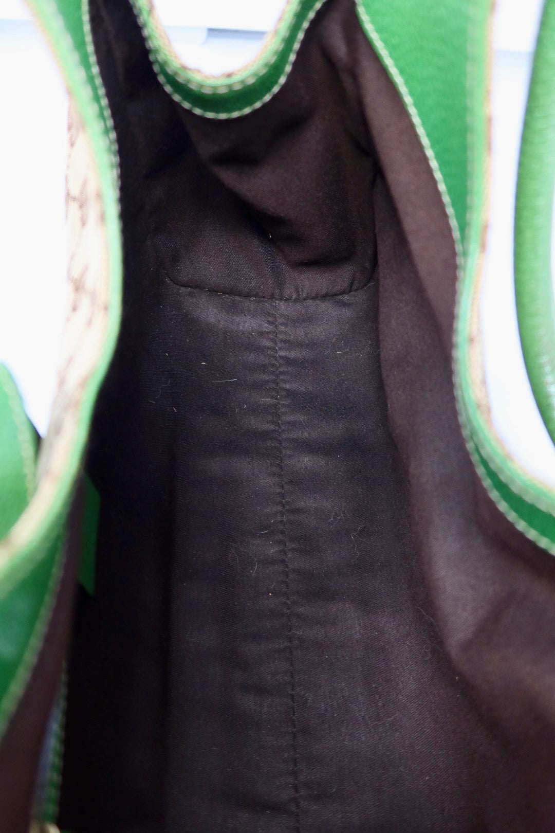 Gucci Jackie Green GG Canvas