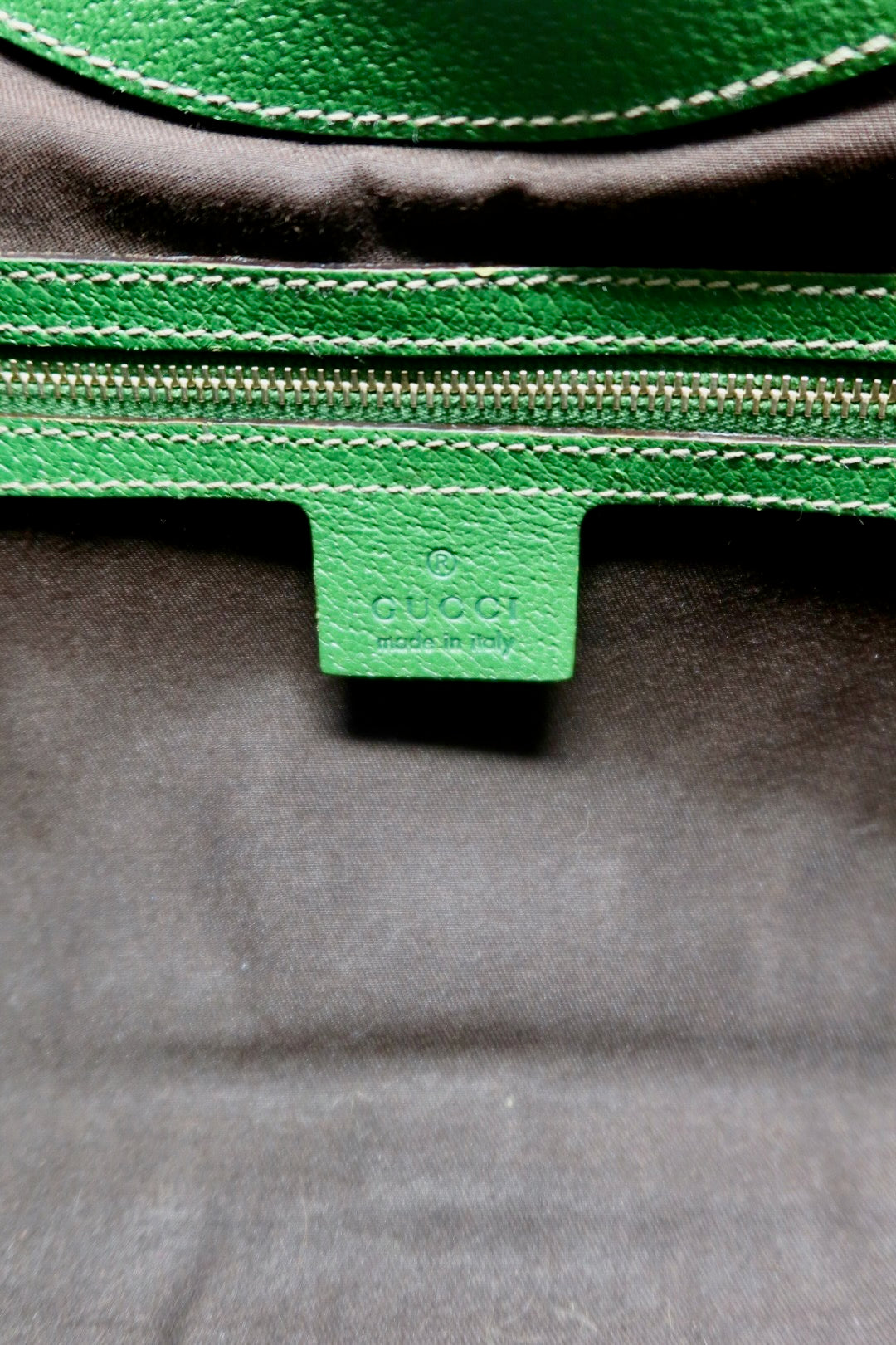 Gucci Jackie Green GG Canvas