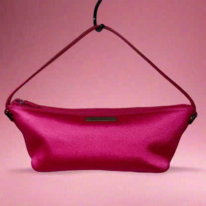 Gucci Pink Satin Mini Pochette