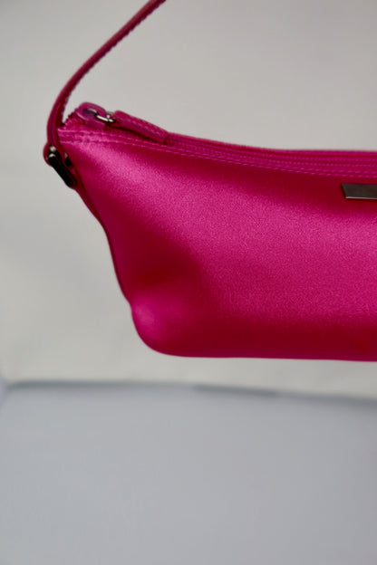 Gucci Pink Satin Mini Pochette