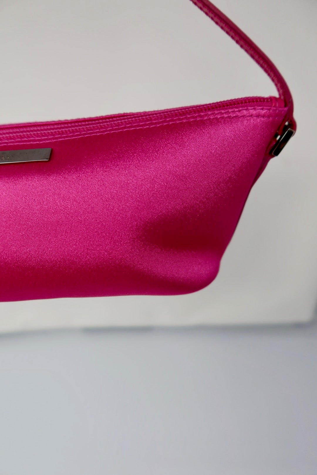 Gucci Pink Satin Mini Pochette