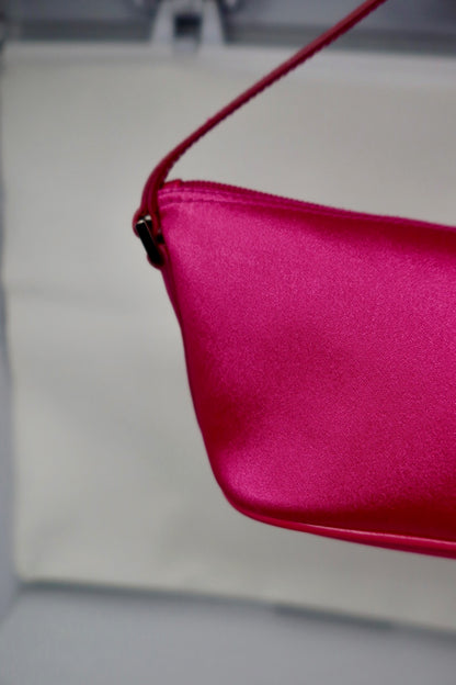 Gucci Pink Satin Mini Pochette