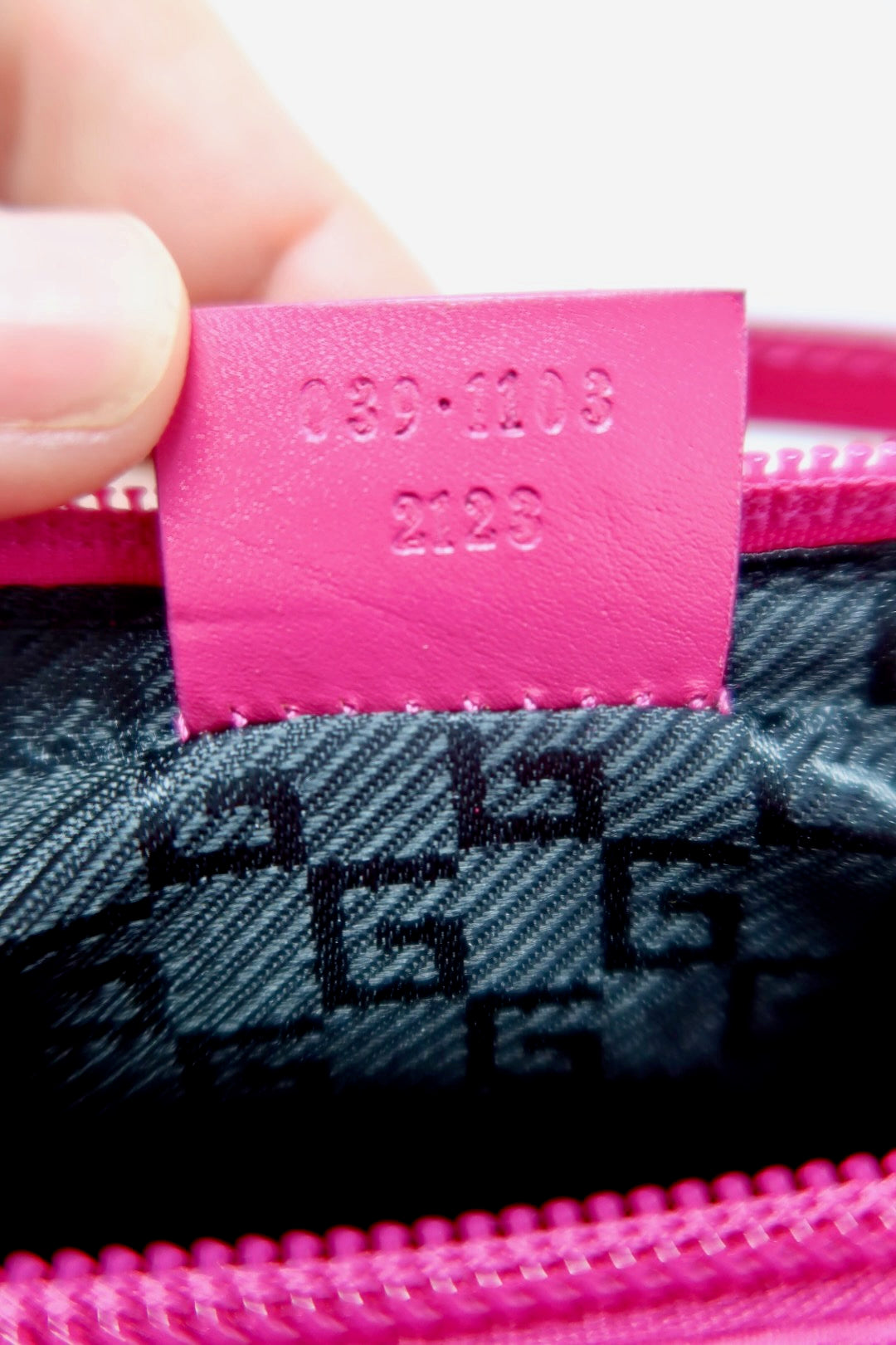 Gucci Pink Satin Mini Pochette