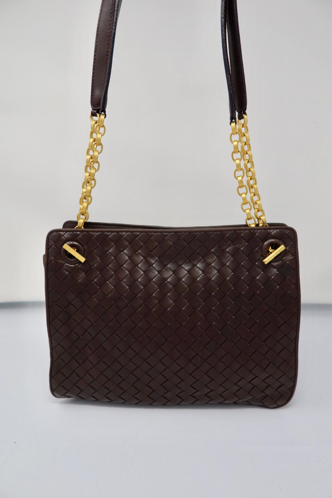 Bottega Veneta Brown Interciatto