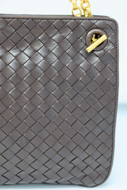 Bottega Veneta Brown Interciatto