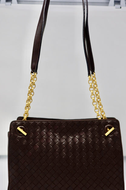 Bottega Veneta Brown Interciatto