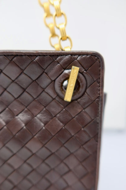 Bottega Veneta Brown Interciatto