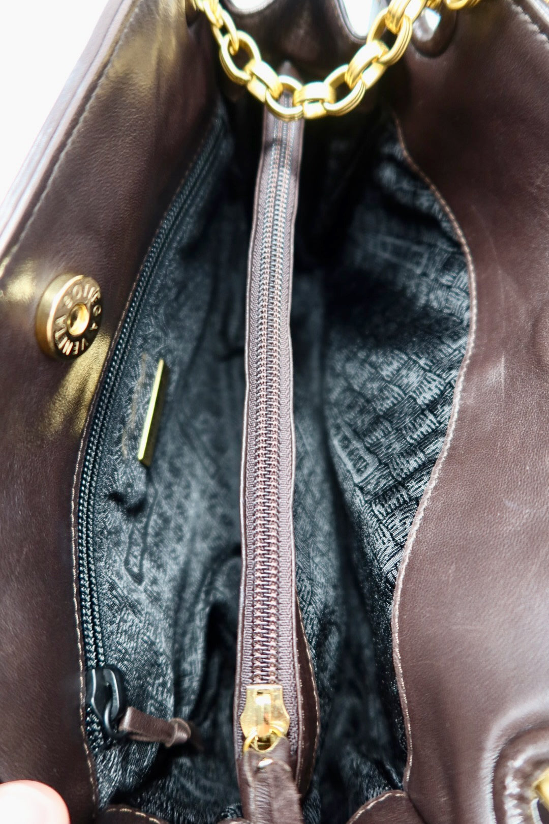 Bottega Veneta Brown Interciatto