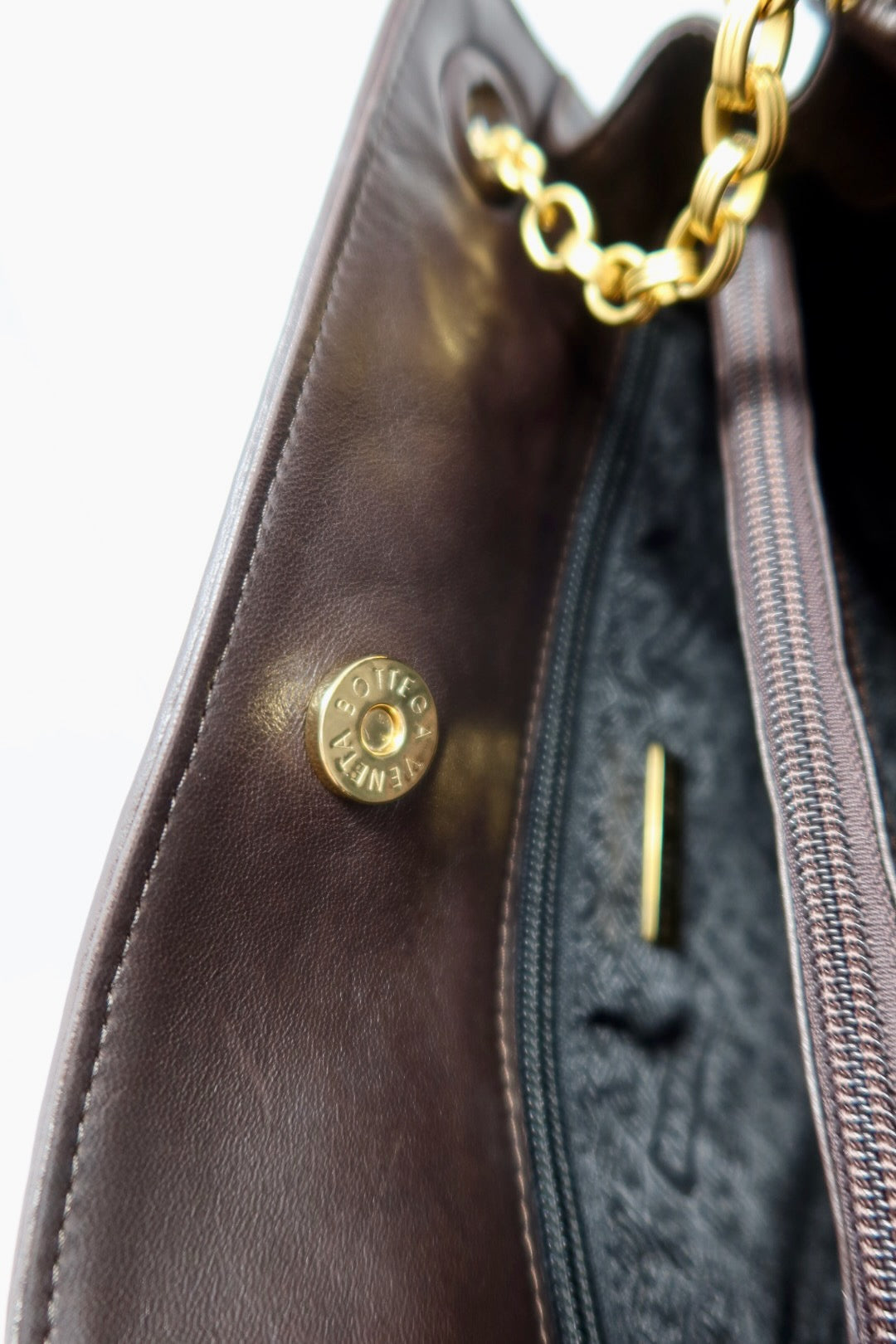 Bottega Veneta Brown Interciatto