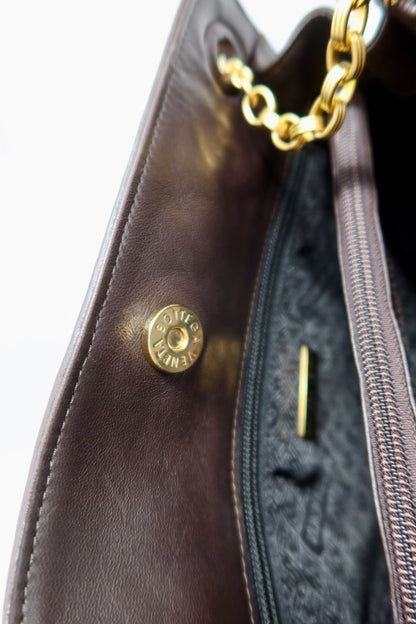 Bottega Veneta Brown Interciatto