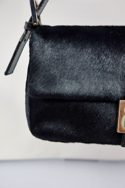 Fendi Baguette Black Pony Hair