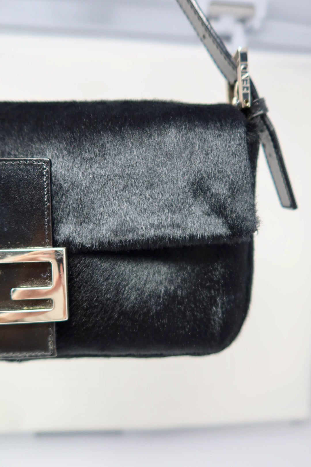 Fendi Baguette Black Pony Hair