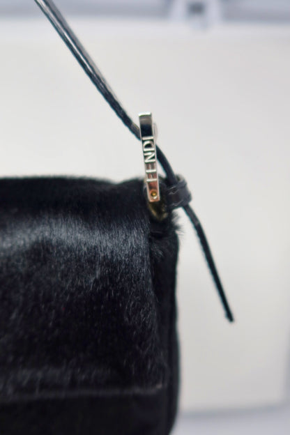 Fendi Baguette Black Pony Hair