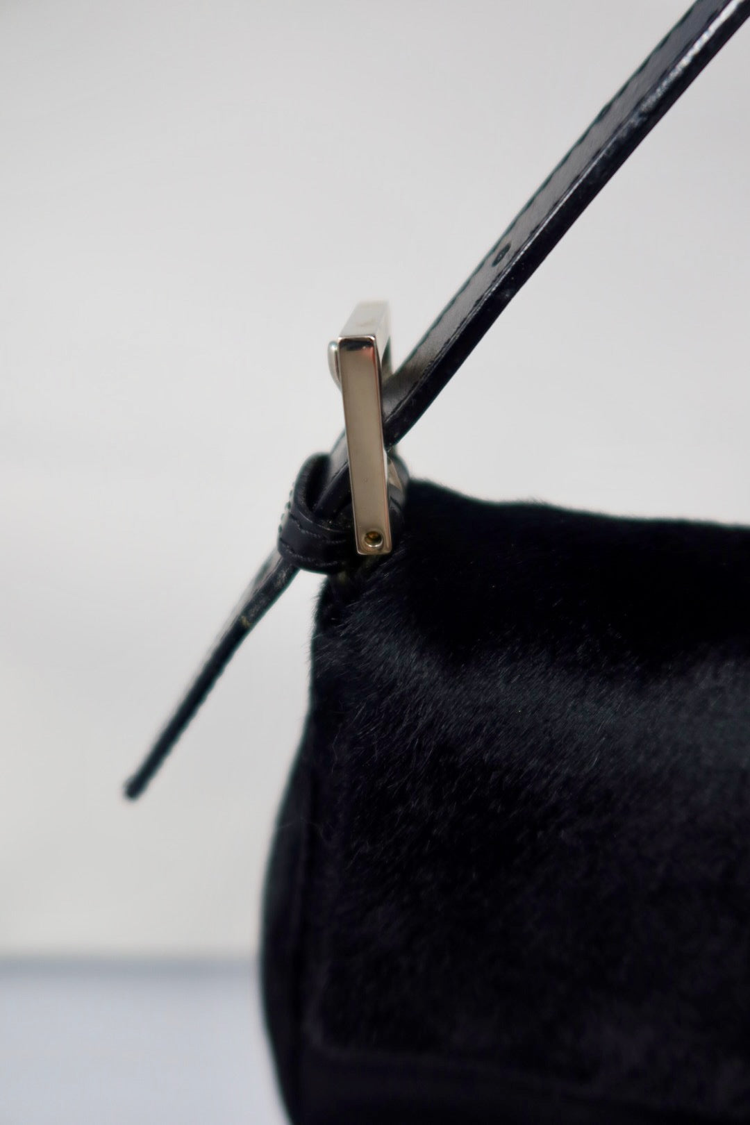 Fendi Baguette Black Pony Hair