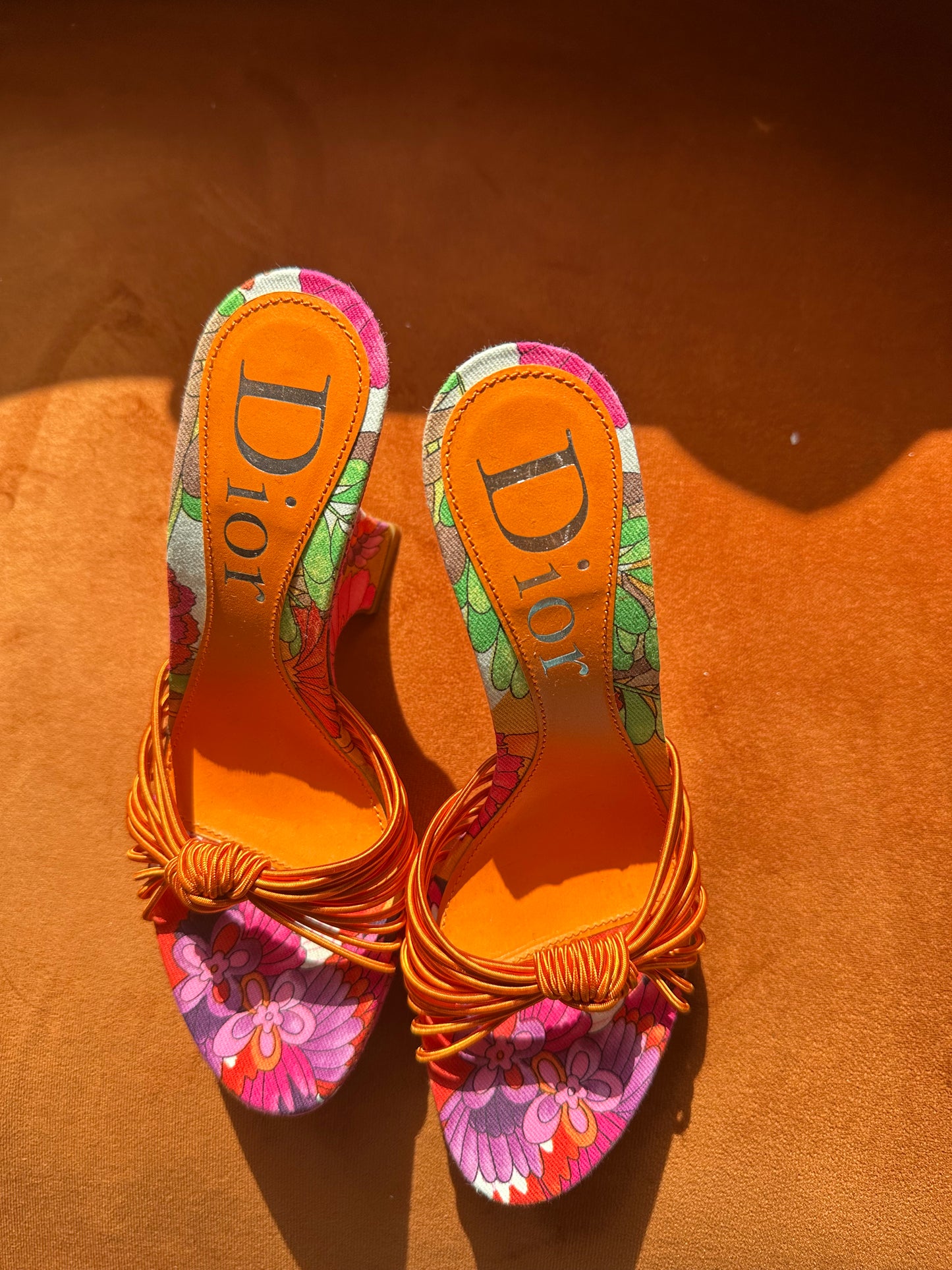 Dior Orange Wedges