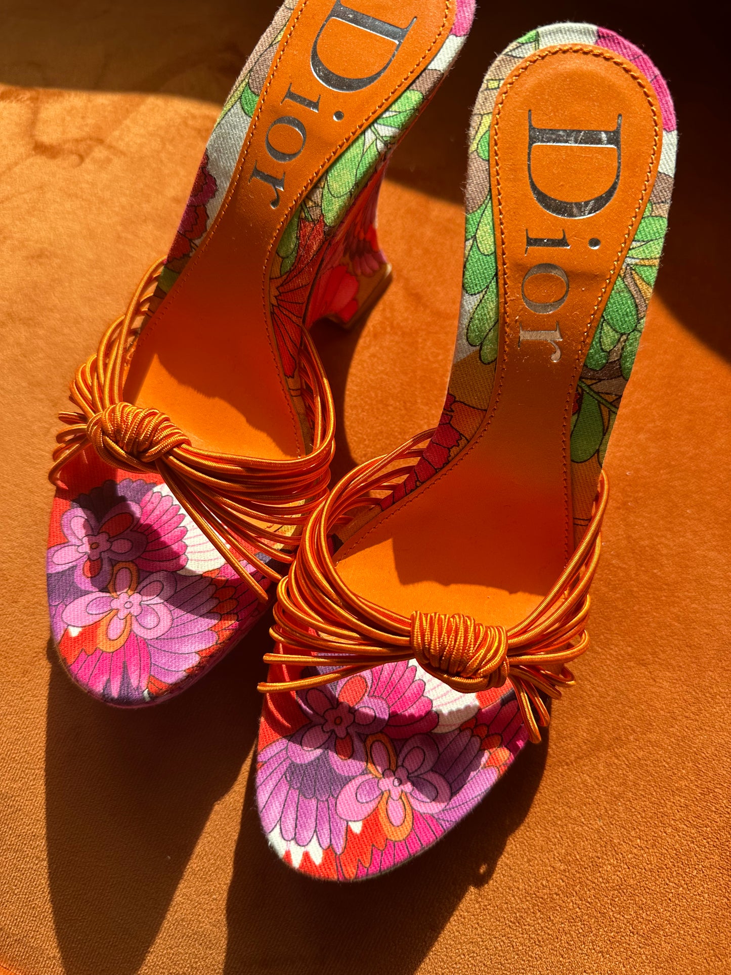 Dior Orange Wedges