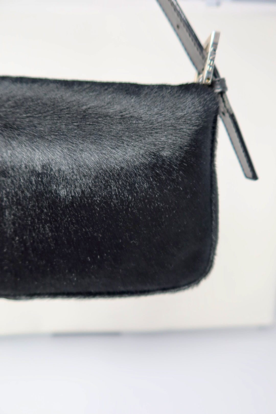 Fendi Baguette Black Pony Hair