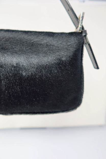 Fendi Baguette Black Pony Hair