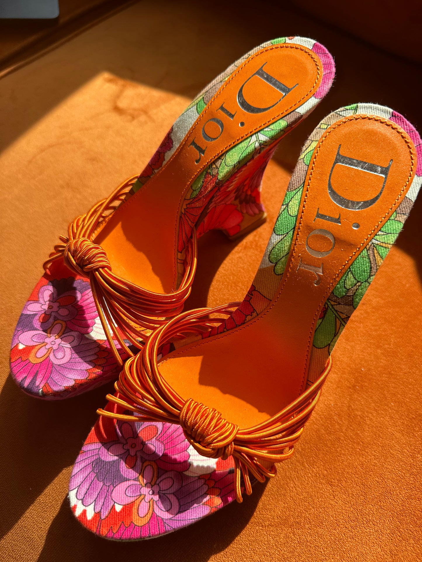 Dior Orange Wedges