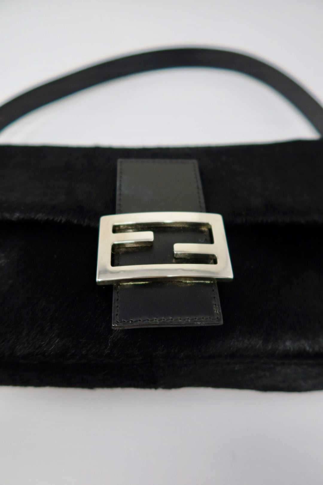 Fendi Baguette Black Pony Hair