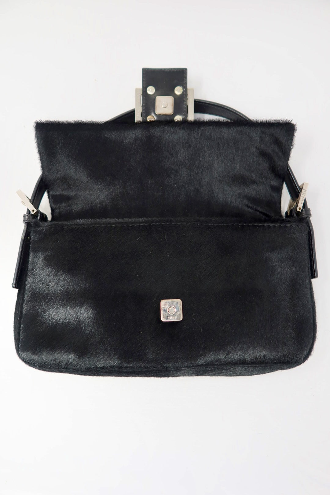 Fendi Baguette Black Pony Hair