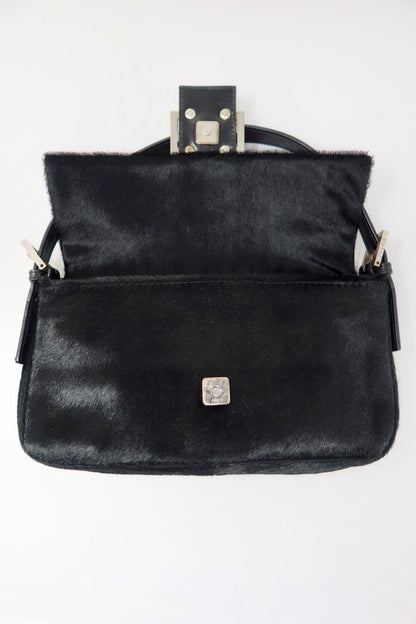 Fendi Baguette Black Pony Hair