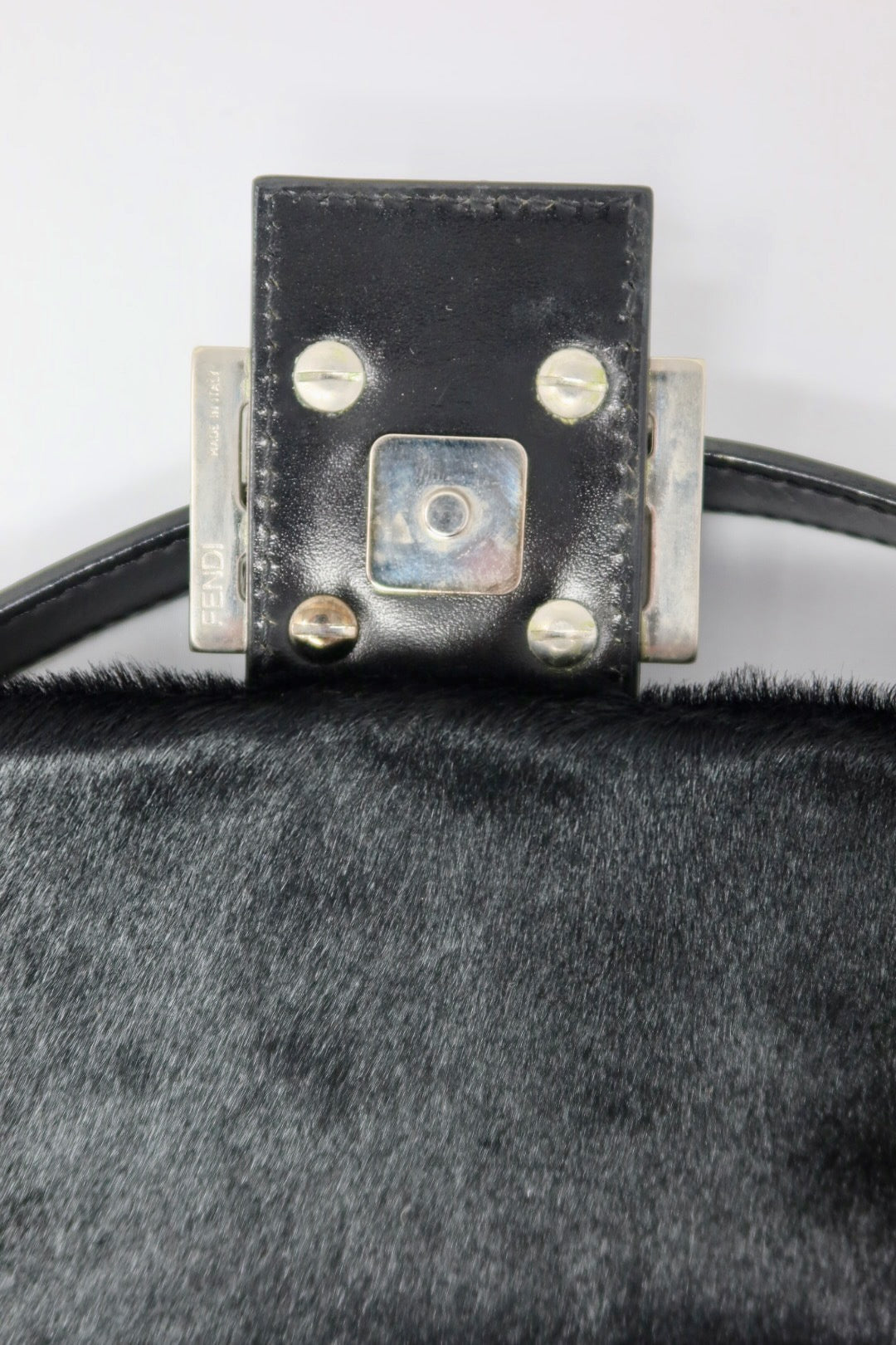 Fendi Baguette Black Pony Hair
