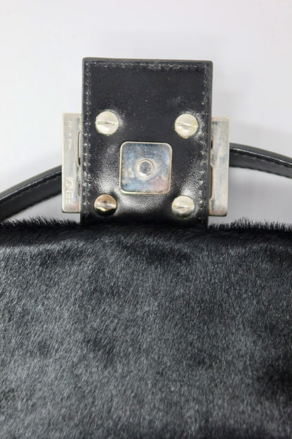Fendi Baguette Black Pony Hair