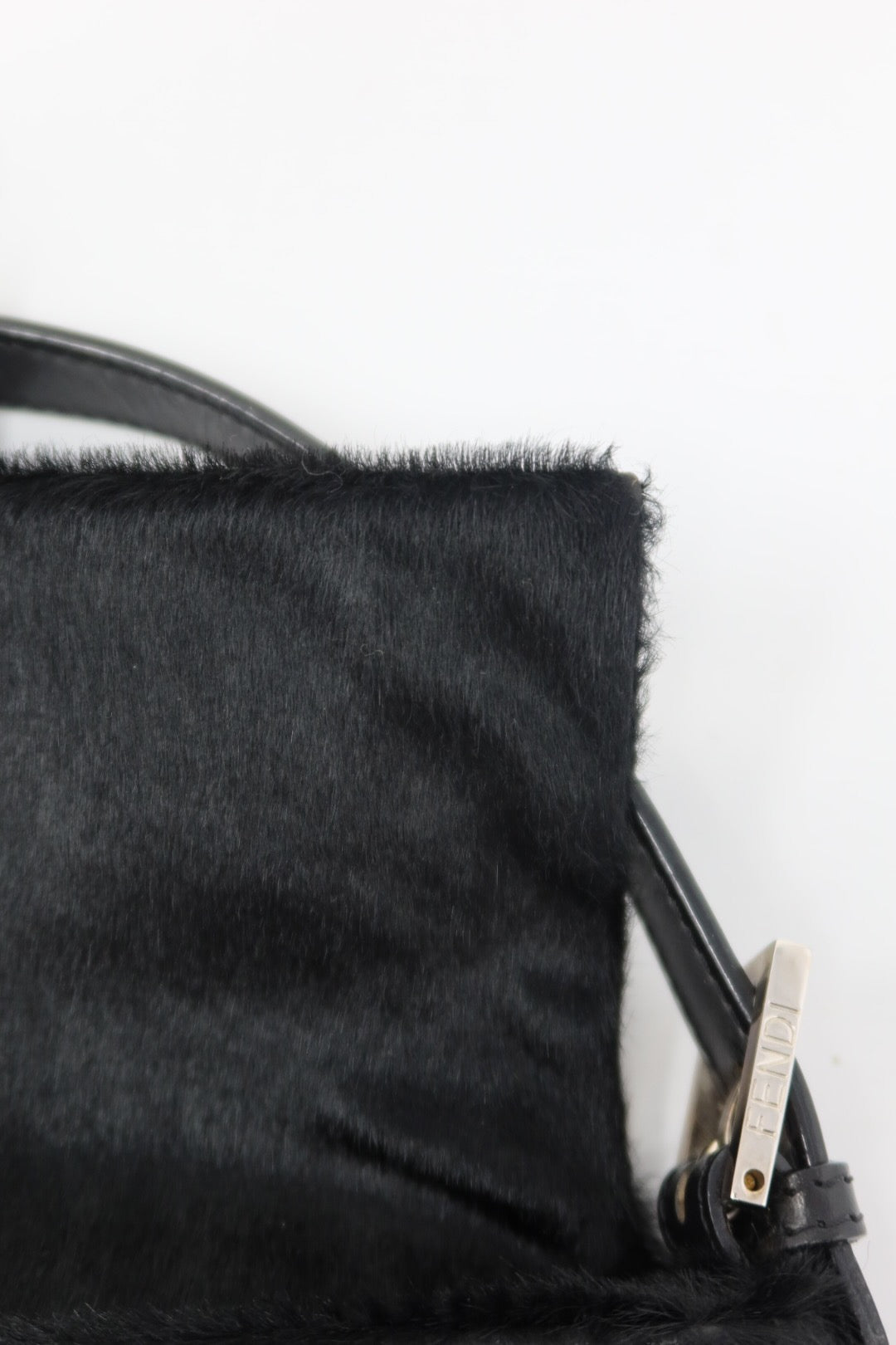 Fendi Baguette Black Pony Hair